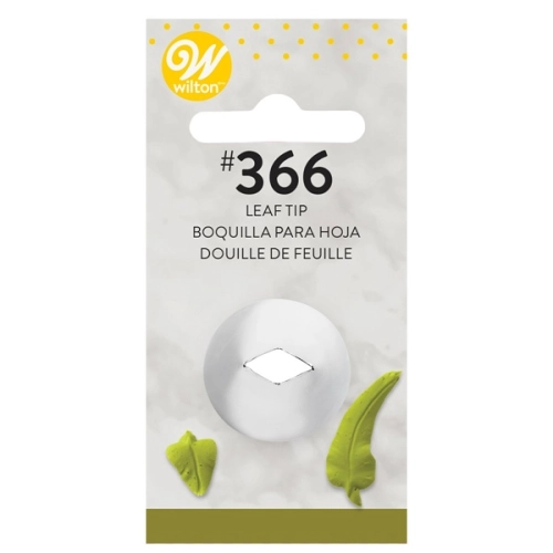 Tylka do zdobienia tortu ciast Wilton duży liść #366